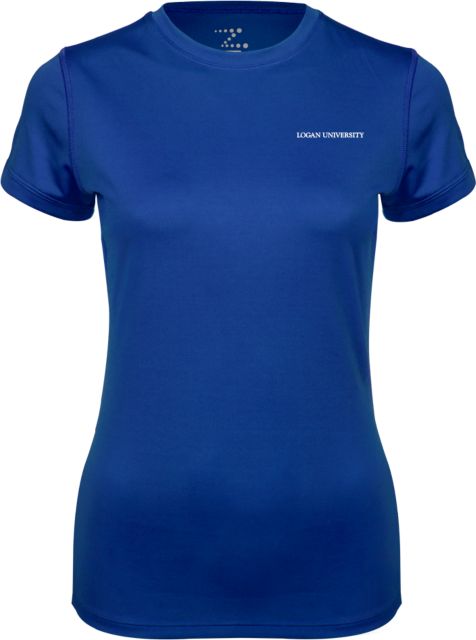 Logan Womens Performance Short Sleeve Tee Primary Logo - ONLINE ONLY