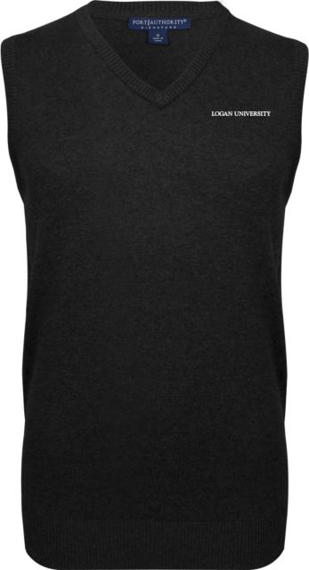 Logan VNeck Sweater Vest Primary Logo - ONLINE ONLY