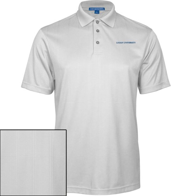 Logan Performance Fine Jacquard Polo Primary Logo - ONLINE ONLY