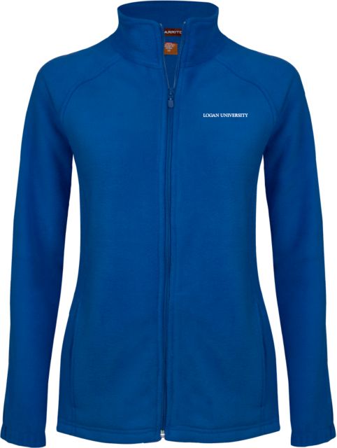 Logan Womens Fleece Full Zip Jacket Primary Logo - ONLINE ONLY