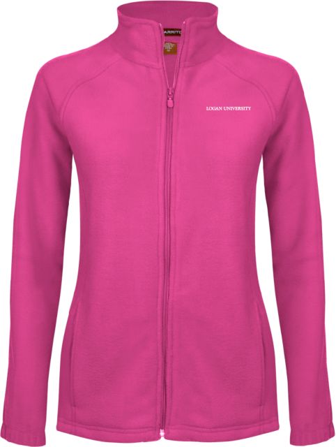 Logan Womens Fleece Full Zip Jacket Primary Logo - ONLINE ONLY