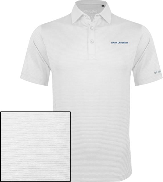 Logan Columbia Omni Wick Sunday Golf Polo Primary Logo - ONLINE ONLY