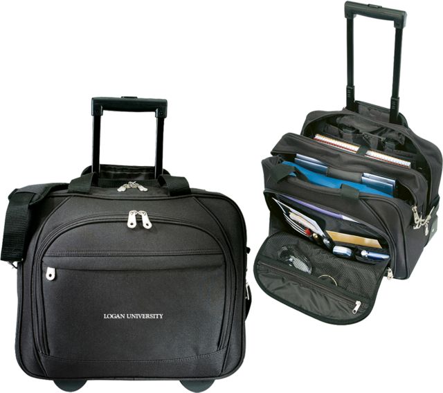 Logan Embassy Plus Rolling Computer Brief Primary Logo - ONLINE ONLY